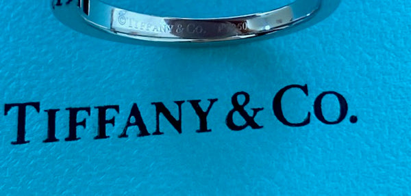 Tiffany & Co. 0.39tcw Princess Cut Diamond Anniversary Band PT950