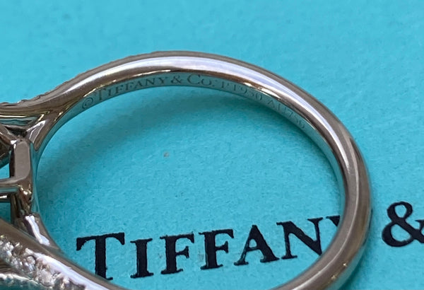 Tiffany & Co. 1.31tcw G/VVS2 Pink Diamond Soleste Engagement Ring Cert/Boxes