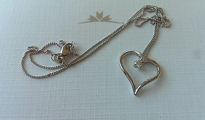 Hearts on Fire Diamond Ideal Cut Amorous Heart Pendant 18ct White Gold