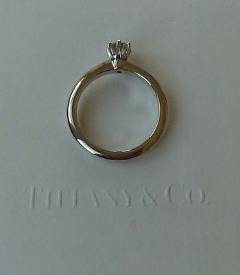 Vintage Tiffany & Co. Engagement Ring. Save off Retail with this Pre Loved Diamond Engagement Ring