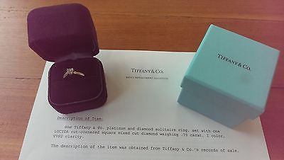 Pre Loved Tiffany & Co Diamond Engagement Ring. Save money off retail with this Vintage Tiffany & Co. Diamond Engagement Ring.