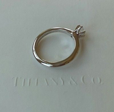 Vintage Tiffany & Co. Engagement Ring. Save off Retail with this Pre Loved Diamond Engagement Ring