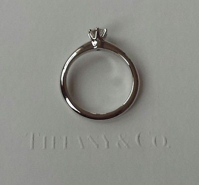 Vintage Tiffany & Co. Engagement Ring. Save off Retail with this Pre Loved Diamond Engagement Ring