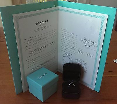 Vintage Tiffany & Co. Engagement Ring. Save off Retail with this Pre Loved Diamond Engagement Ring