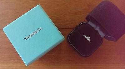 Vintage Tiffany & Co. Engagement Ring. Save off Retail with this Pre Loved Diamond Engagement Ring