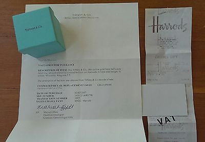 Tiffany & Co Diamond 18ct Yellow Gold Half Eternity Band 0.33tcw G/VS $4550