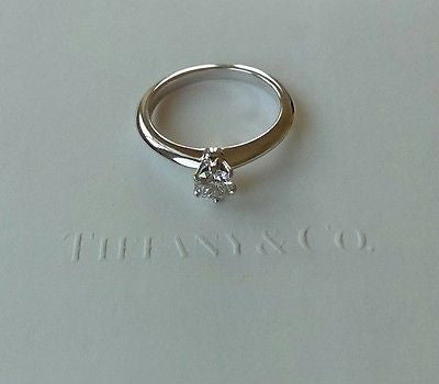 Vintage Tiffany & Co. Engagement Ring. Save off Retail with this Pre Loved Diamond Engagement Ring