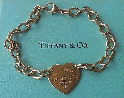 Tiffanys bracelet heart hotsell