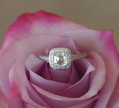 Tiffany & Co 0.72tcw F/VS2 Diamond and Platinum Legacy Engagement Ring