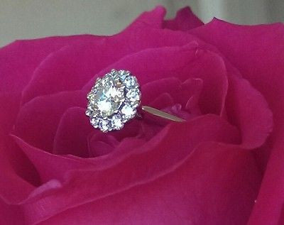 Hearts on Fire 0.91tcw Beloved Ideal Cut Diamond Halo Engagement Ring