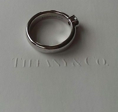 Tiffany & Co 0.43ct E/VVS1 Etoile Solitaire Diamond Engagement Ring