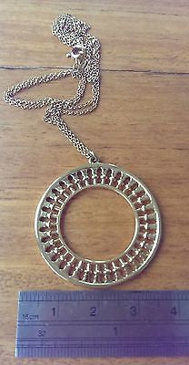 Tiffany & Co 18ct Yellow Gold Paloma Picasso Stella Large Pendant 20" 18ct Chain