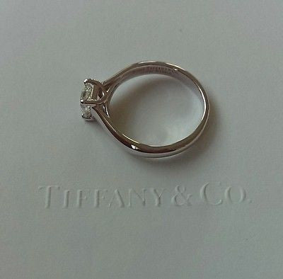 Pre Loved Tiffany & Co Diamond Engagement Ring. Save money off retail with this Vintage Tiffany & Co. Diamond Engagement Ring.