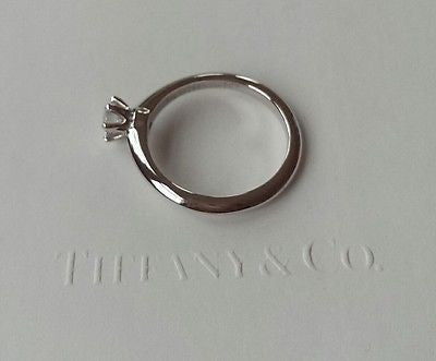 Vintage Tiffany & Co. Engagement Ring. Save off Retail with this Pre Loved Diamond Engagement Ring