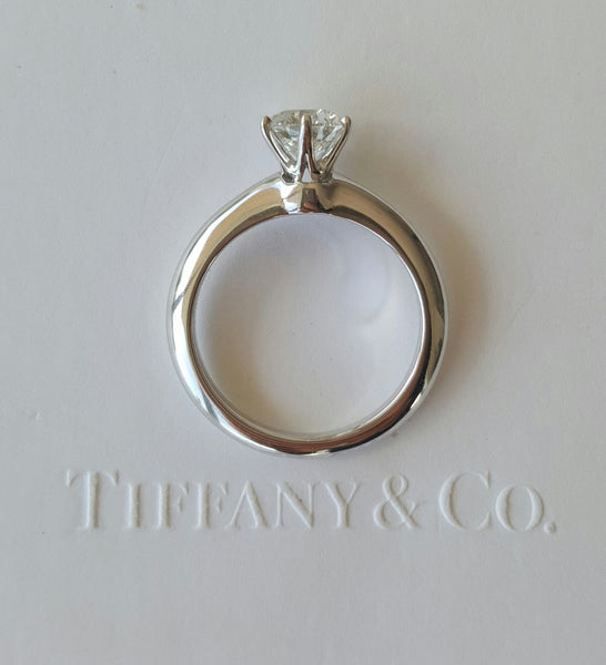 Vintage Tiffany & Co. Classic Diamond Engagement Ring.