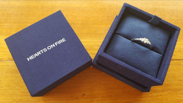 Save money on Pre Loved Hearts on Fire Diamond Engagement Ring