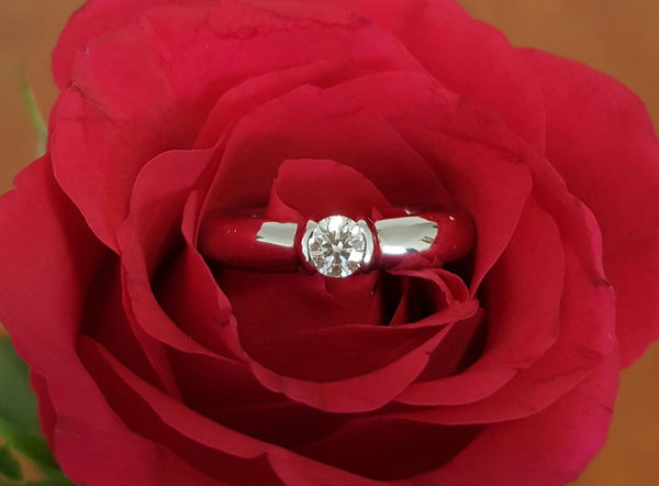 Pre Loved Tiffany & Co Etoile Diamond Engagement Ring. Save off retail.