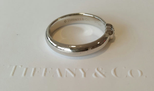 Pre Loved Tiffany & Co Etoile Diamond Engagement Ring.