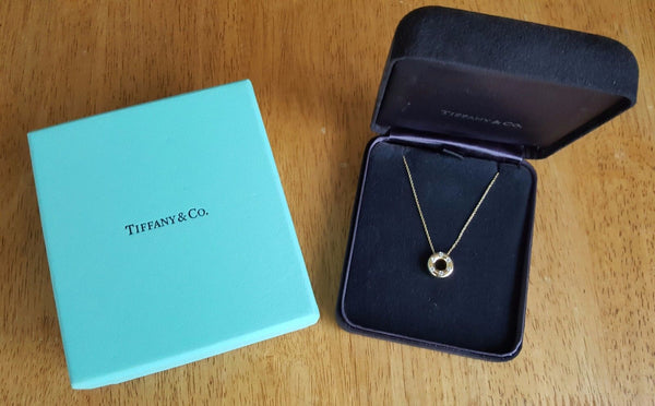 Tiffany & Co. Diamond, 18ct Yellow Gold and Platinum Etoile Pendant/Necklace