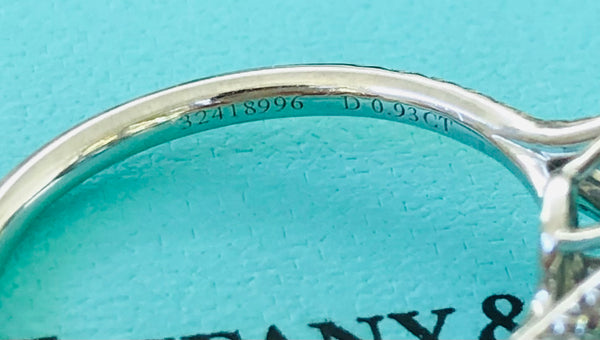 Tiffany & Co. 1.31tcw G/VS1 Diamond Soleste Engagement Ring Cert/Val/Rcpt/Boxes