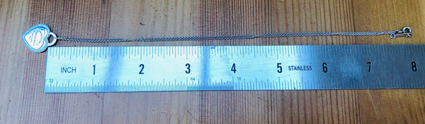 Tiffany & Co. Diamond and 18ct White Gold 'Return To Tiffany' Pendant Necklace