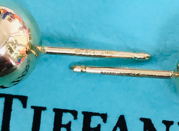 Tiffany & Co. 18ct Yellow Gold Hardwear Ball 8mm Earrings