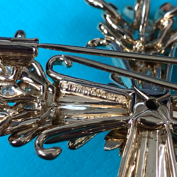 Tiffany & Co. 1.18tcw Diamond & 18ct Solid Gold Maltese Cross Rcpts/Boxes $32000