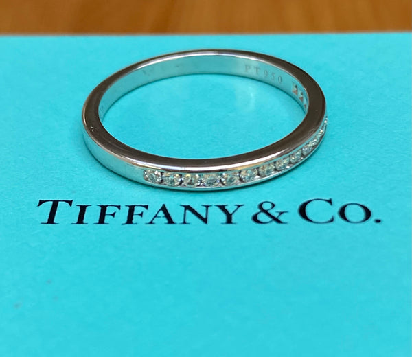 Tiffany & Co. 0.17tcw Diamond Anniversary Wedding Band in Platinum RRP $4600