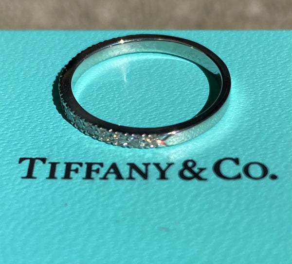 Tiffany & Co. 0.23tcw Diamond Novo Half Eternity Wedding Anniversary Band