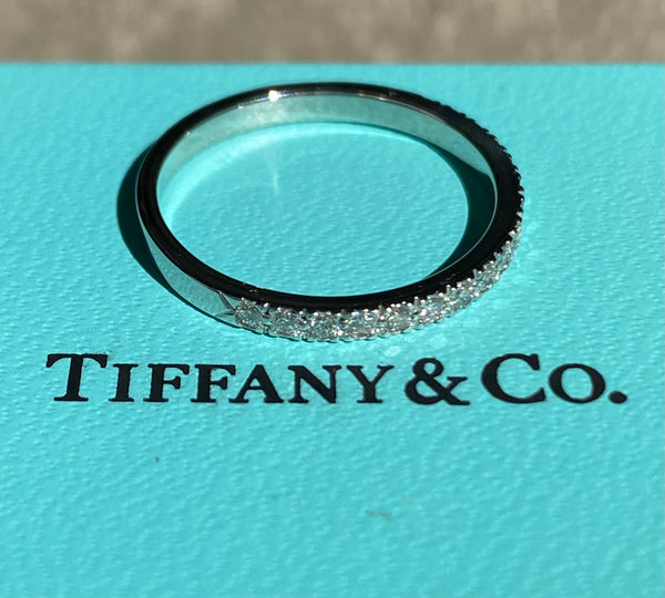 Tiffany & Co. 0.23tcw Diamond Novo Half Eternity Wedding Anniversary Band