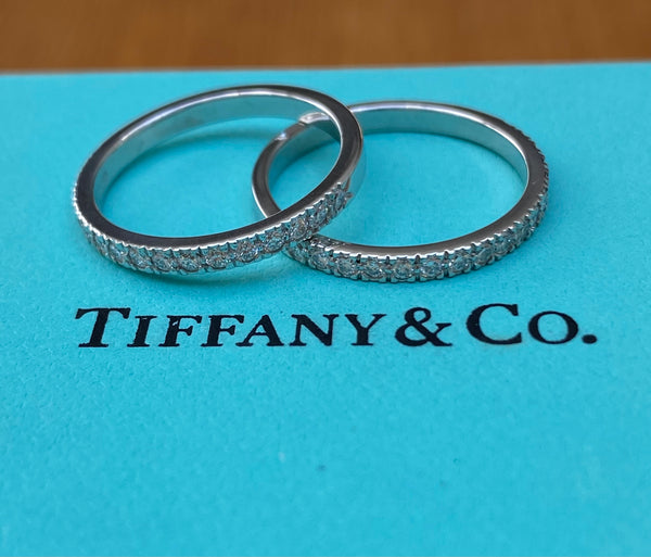 Tiffany & Co. 0.23tcw Diamond Novo Half Eternity Wedding Anniversary Band