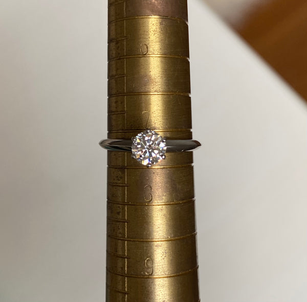 Tiffany & Co. 0.80ct G/VVS1 Diamond Classic Engagement Ring Cert/Val/Boxes