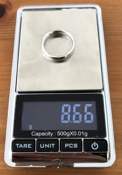 Tiffany & Co. 3mm Lucida Platinum Band Ring with 1 Lucida Cut Diamond