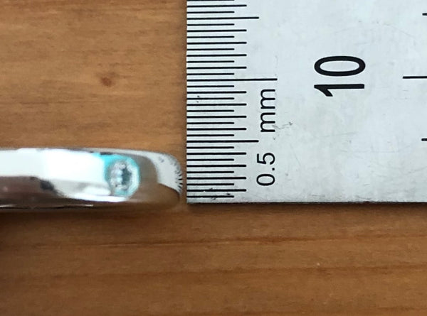 Tiffany & Co. 3mm Lucida Platinum Band Ring with 1 Lucida Cut Diamond