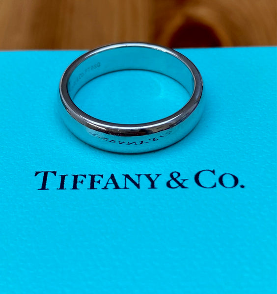 Tiffany & Co. Forever Platinum Wedding Band 4.5mm wide