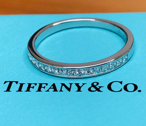Tiffany & Co. 0.39tcw Princess Cut Diamond Ring Platinum
