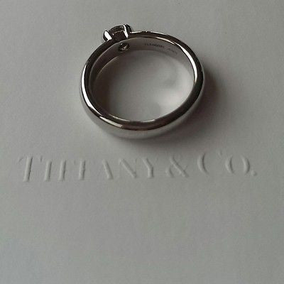 Tiffany & Co 0.43ct E/VVS1 Etoile Solitaire Diamond Engagement Ring