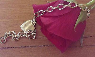 Tiffany & Co SOLID 18ct Yellow Gold 'Return to Tiffany' Heart Tag Bracelet 21cm