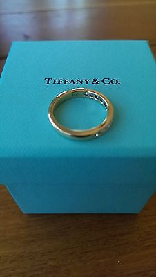 Tiffany & Co Diamond 18ct Yellow Gold Half Eternity Band 0.33tcw G/VS $4550