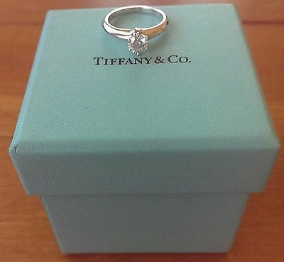 Vintage Tiffany & Co. Engagement Ring. Save off Retail with this Pre Loved Diamond Engagement Ring