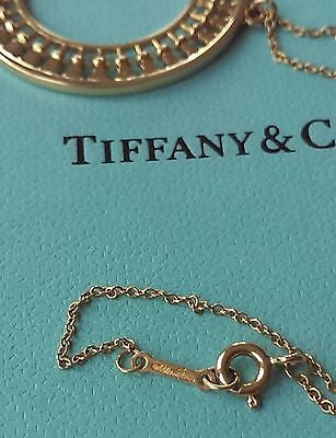 Tiffany & Co 18ct Yellow Gold Paloma Picasso Stella Large Pendant 20" 18ct Chain