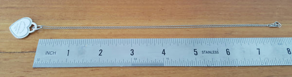 Tiffany & Co. Return to Tiffany Diamond and 18ct White Gold Size Medium $3615