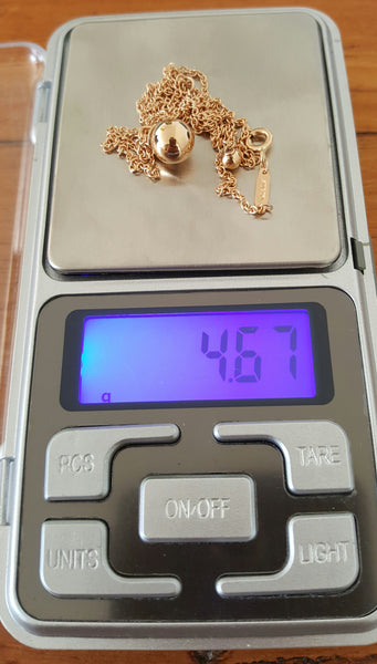 Tiffany & Co. HardWear Ball Pendant Necklace 18ct Rose Gold 16"-18" 18ct Rose Gold Chain