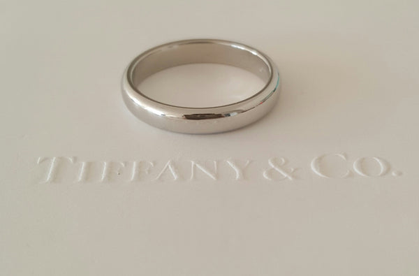 Tiffany & Co. 3mm Women's Classic Platinum Wedding Band