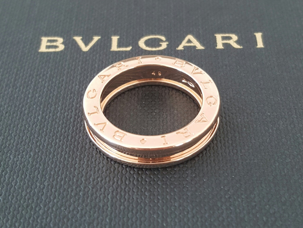 Bulgari Bvlgari BZero1 1 Band Ring in 18ct Rose Gold Ring REF AN85242 Catherine Trenton Jewellery