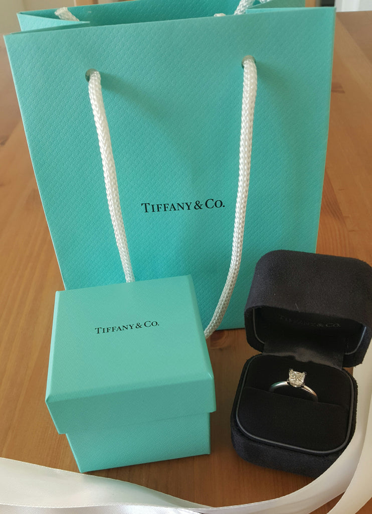 Tiffany ring shop box for sale