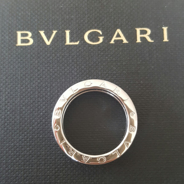 Bvlgari Bulgari Full Diamond and 18ct Gold Bzero1 Ring RRP $7300 AN850656 US 5.5