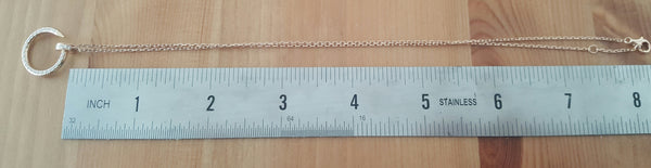 Cartier 0.39tcw Diamond and 18ct Rose Gold Juste Un Clou Necklace RRP $8850