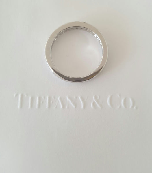 Tiffany & Co. 2.5mm Diamond Band Platinum 0.24tcw NEVER WORN size 4.5 RRP $4600