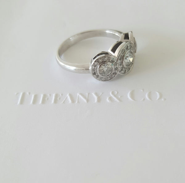 Tiffany & Co. 0.55tcw Circlet Engagement Anniversary Dress Ring Plat RRP $8400